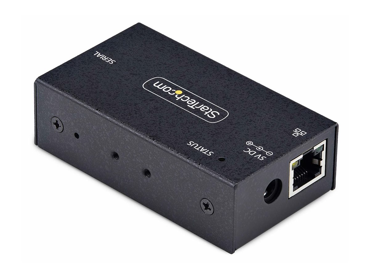 StarTech.com Adaptateur Série vers Ethernet à 1 Port, LAN vers RS232 DB9 - Serveur de périphérique - 100Mb LAN, RS-232 - montable mur/rail DIN - Conformité TAA - I13-SERIAL-ETHERNET - Périphériques réseau spécialisés