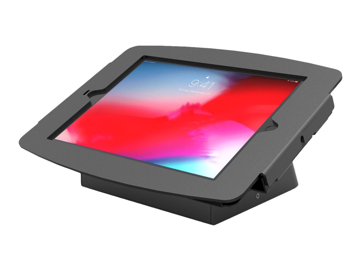 Compulocks iPad Mini 8,3" Support Tablette / Ecran Capsule VESA avec boîtier Space - Kit de montage (enceinte, base) - angle de vision de 25° - pour tablette - capsule de salle de conférence AV - verrouillable - acier de haute qualité, aluminium de haute qualité - noir - Taille d'écran : 8.3" - Interface de montage : 100 x 100 mm - montable sur mur, dessus de comptoir - pour Apple iPad mini (6ème génération) - 341B830IPMSB - Accessoires pour ordinateur portable et tablette