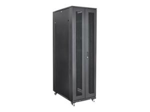 StarTech.com 42U Server Rack Cabinet - 4-Post Adjustable Depth (5.9" to 36.4") IT Network Equipment Rack Enclosure with Casters - 2000lbs (RK4236BKB) - Rack armoire - sur le sol - noir - 42U - 19" - RK4236BKB - Accessoires pour serveur