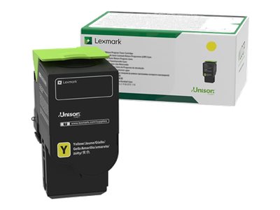 Lexmark - Jaune - original - cartouche de toner LCCP, LRP - pour Lexmark CS421, CS521, CS622, CX421, CX522, CX622, CX625 - 78C20Y0 - Cartouches de toner Lexmark