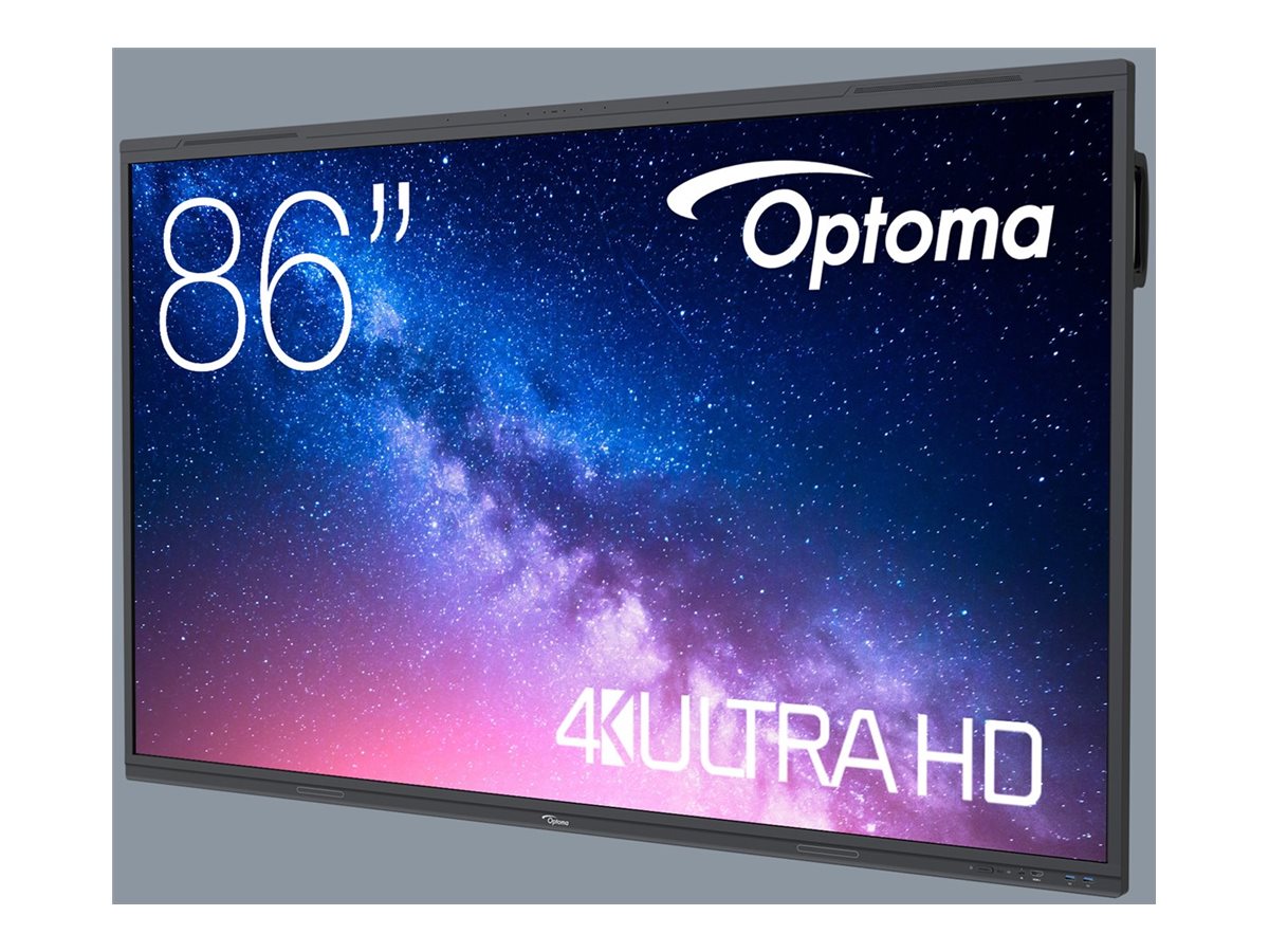 Optoma Creative Touch 5863RK - Classe de diagonale 86" 5-Series écran LCD rétro-éclairé par LED - interactive - avec écran tactile (multi-touches) - Android - 4K UHD (2160p) 3840 x 2160 - Direct LED - noir - H1F0C0PBW101 - Écrans LCD/LED grand format
