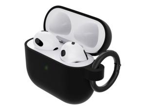 OtterBox - Étui pour écouteurs sans fil - toucher doux - polycarbonate, caoutchouc synthétique - Taffy noir - pour Apple AirPods (3ème génération) - 77-87829 - Étuis pour casque
