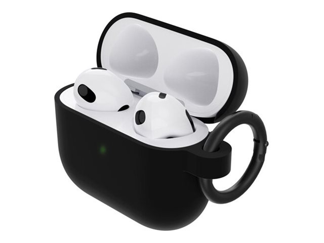 OtterBox - Étui pour écouteurs sans fil - toucher doux - polycarbonate, caoutchouc synthétique - Taffy noir - pour Apple AirPods (3ème génération) - 77-87829 - Étuis pour casque