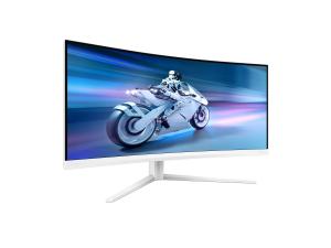 Philips Evnia 5000 34M2C5501A - Écran LED - jeux - incurvé - 34" - 3440 x 1400 WQHD @ 180 Hz - Fast VA - 300 cd/m² - 4000:1 - DisplayHDR 400 - 0.5 ms - 2xHDMI, DisplayPort - haut-parleurs - blanc - 34M2C5501A/00 - Écrans d'ordinateur