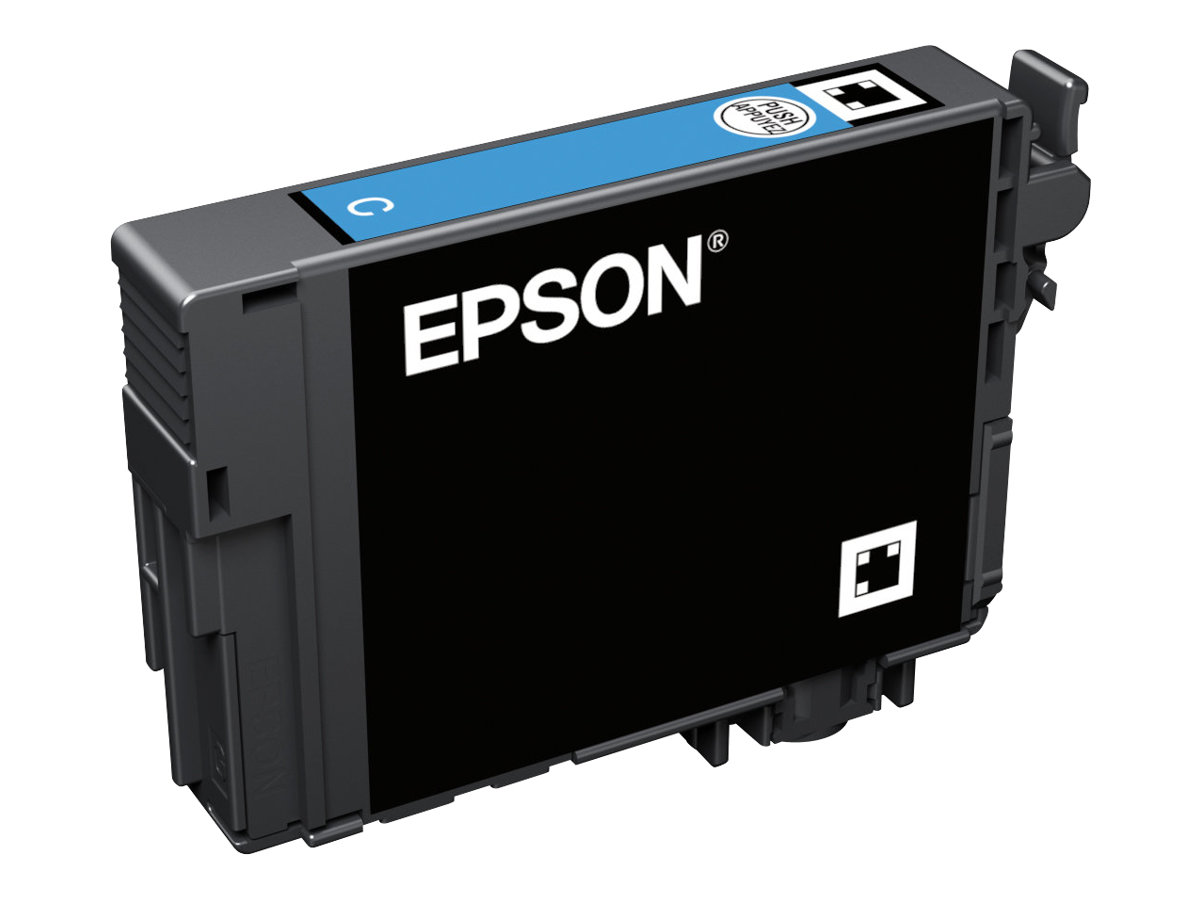 Epson 502 - 3.3 ml - cyan - original - emballage coque avec alarme radioélectrique/ acoustique - cartouche d'encre - pour Expression Home XP-5100, XP-5150; WorkForce WF-2860, WF-2865DWF, WF-2880DWF, WF-2885DWF - C13T02V24020 - Cartouches d'imprimante