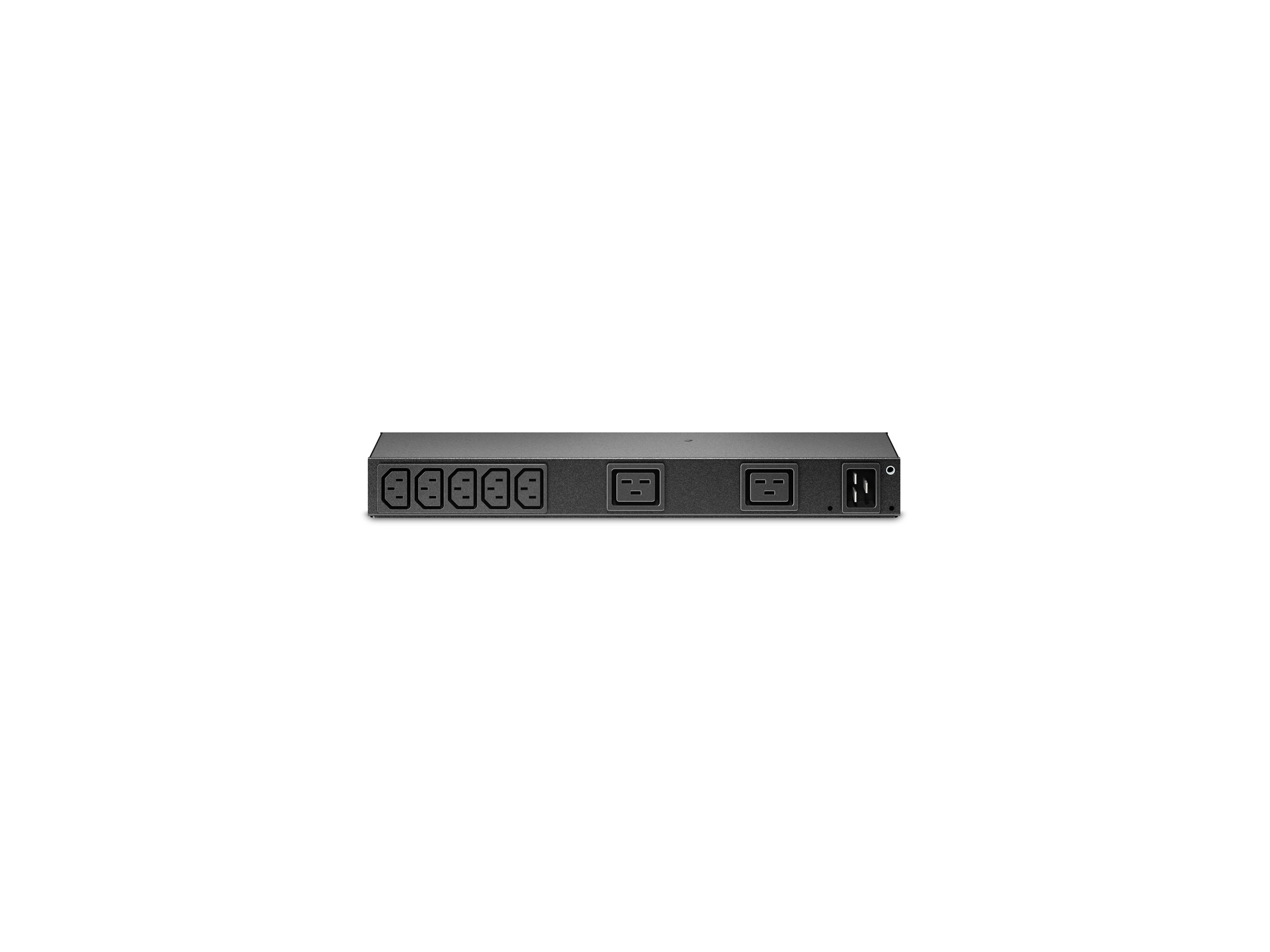 PDU en rack de base APC AP6120A - Unité de distribution secteur (rack-montable) - CA 100-240 V - entrée : IEC 60320 C20 - connecteurs de sortie : 9 (power IEC 60320 C13, IEC 60320 C19) - pour P/N: SMTL1000RMI2UC, SMX1000C, SMX1500RM2UC, SMX1500RM2UCNC, SMX750C, SMX750CNC - AP6120A - Parasurtenseurs et PDU