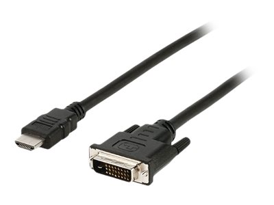 DLH DY-TU3322B - Câble adaptateur - DVI-D mâle pour HDMI mâle - 1.8 m - noir - DY-TU3322B - Accessoires pour téléviseurs