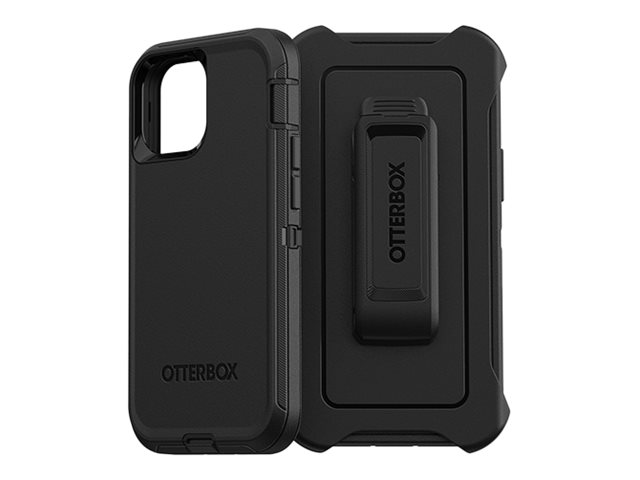 OtterBox Defender Series - Coque de protection pour téléphone portable - robuste - polycarbonate, caoutchouc synthétique, 50 % de plastique recyclé - noir - pour Apple iPhone 13 mini - 77-84372 - Coques et étuis pour téléphone portable