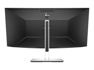 HP E34m G4 Conferencing Monitor - E-Series - écran LED - incurvé - 34" - 3440 x 1440 WQHD @ 75 Hz - VA - 400 cd/m² - 3000:1 - 5 ms - HDMI, DisplayPort, USB-C - haut-parleurs - argent (support), tête noire - 40Z26AA#ABB - Écrans d'ordinateur