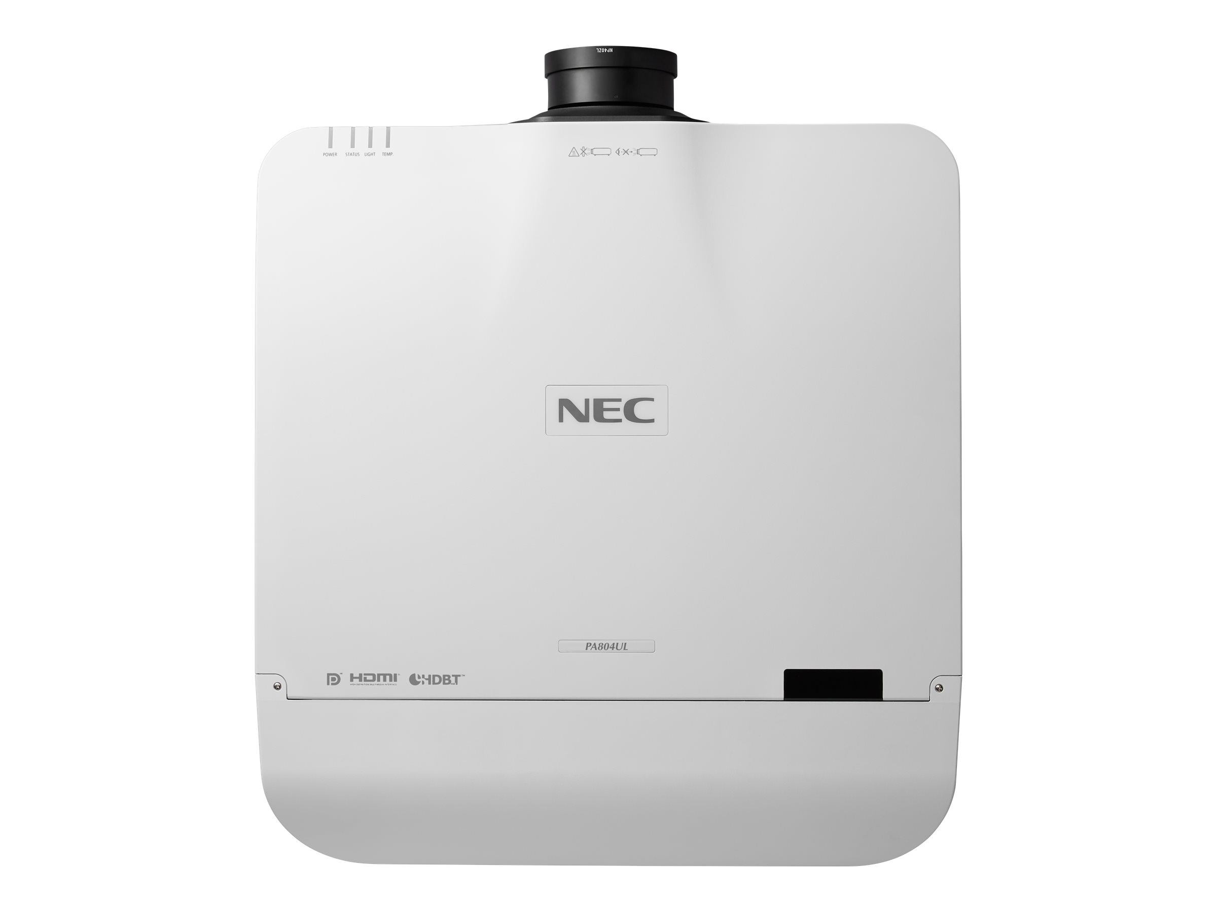 NEC PA804UL - Projecteur 3LCD - 3D - 8200 ANSI lumens - WUXGA (1920 x 1200) - 16:10 - 1080p - aucune lentille - LAN - blanc - 60005035 - Projecteurs numériques