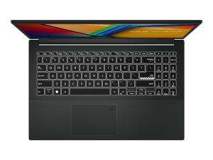 ASUS VivoBook S 15 OLED S1504FA-DRL11285W - Conception de charnière à 180 degrés - AMD Ryzen 5 - 7520U / jusqu'à 4.3 GHz - Win 11 Home - Radeon 610M - 16 Go RAM - 1 To SSD NVMe - 15.6" OLED 1920 x 1080 (Full HD) - Wi-Fi 5 - noir mélangé - 90NB0ZR2-M028E0 - Ordinateurs portables