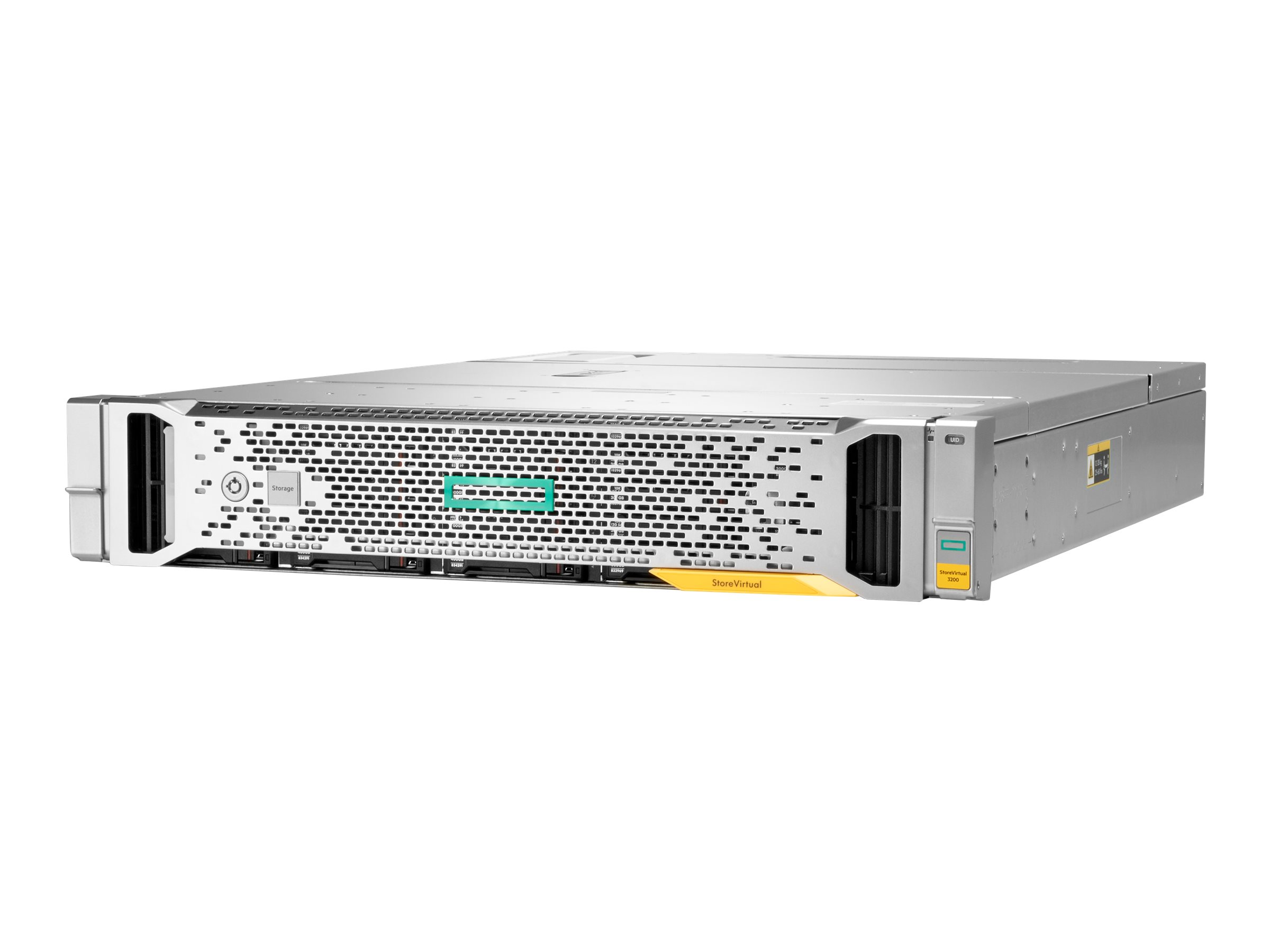 HPE StoreVirtual 3200 LFF - Baie de disques - 8 To - 12 Baies (SAS-3) - iSCSI (1 GbE) (externe) - rack-montable - 2U - N9X17A - SAN