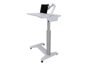 Ergotron Patient eTable - Chariot - pour tablette - médical - blanc - Taille d'écran : 7.9"-13" - Conformité TAA - 24-600-A68 - Accessoires pour ordinateur portable et tablette