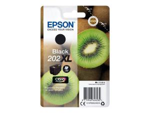 Epson 202XL - 13.8 ml - noir - original - blister - cartouche d'encre - pour Expression Premium XP-6000, XP-6005, XP-6100, XP-6105 - C13T02G14010 - Cartouches d'imprimante