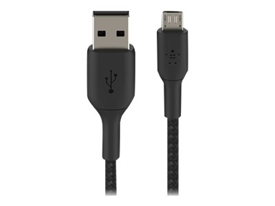 Belkin BOOST CHARGE - Câble USB - Micro-USB de type B (M) pour USB (M) - 1 m - noir - CAB007BT1MBK - Câbles USB