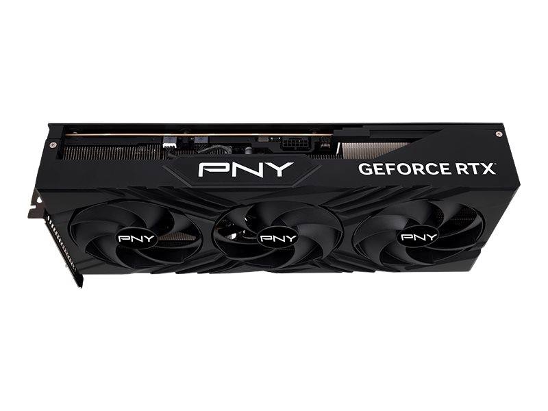PNY GeForce RTX 4090 VERTO Triple Fan - Carte graphique - NVIDIA GeForce RTX 4090 - 24 Go GDDR6X - PCIe 4.0 x16 - HDMI, 3 x DisplayPort - VCG409024TFXPB1 - Adaptateurs vidéo grand public