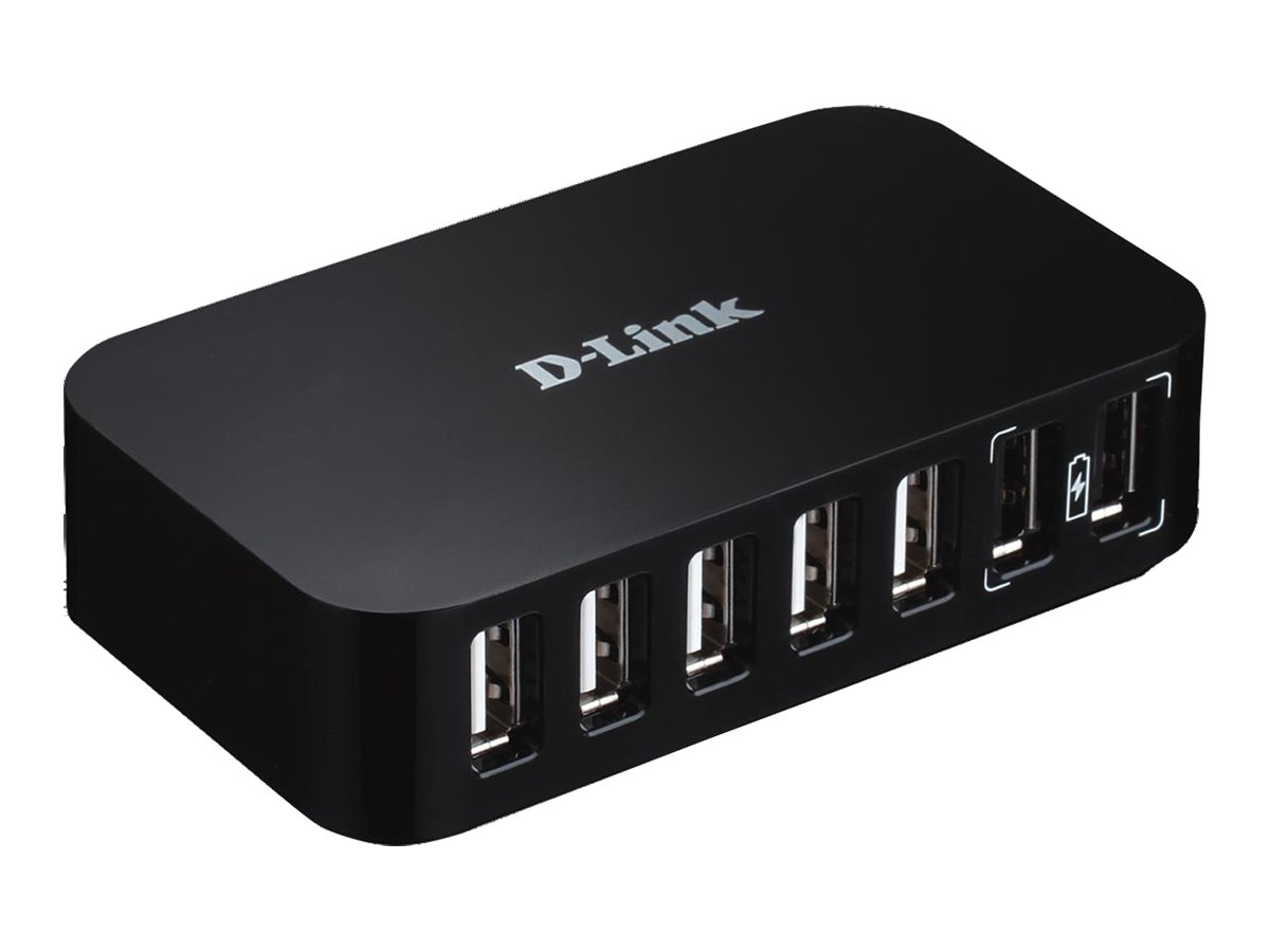 D-Link DUB H7 - Concentrateur (hub) - 7 x USB 2.0 - de bureau - DUB-H7 - Concentrateurs USB