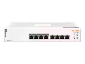 HPE Aruba Instant On 1830 8G 4p Class4 PoE 65W Switch - Commutateur - intelligent - 4 x 10/100/1000 + 4 x 10/100/1000 (PoE+) - de bureau, Montable sur rack - PoE+ (65 W) - JL811A#ABB - Concentrateurs et commutateurs gigabit
