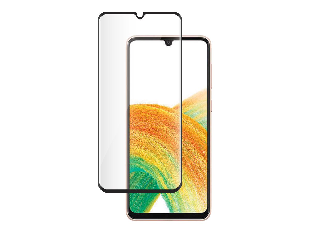 BIGBEN Connected - Protection d'écran pour téléphone portable - 2.5D - verre - couleur de cadre noir - pour Samsung Galaxy A34 5G - PEGLASSGA345G - Accessoires pour téléphone portable