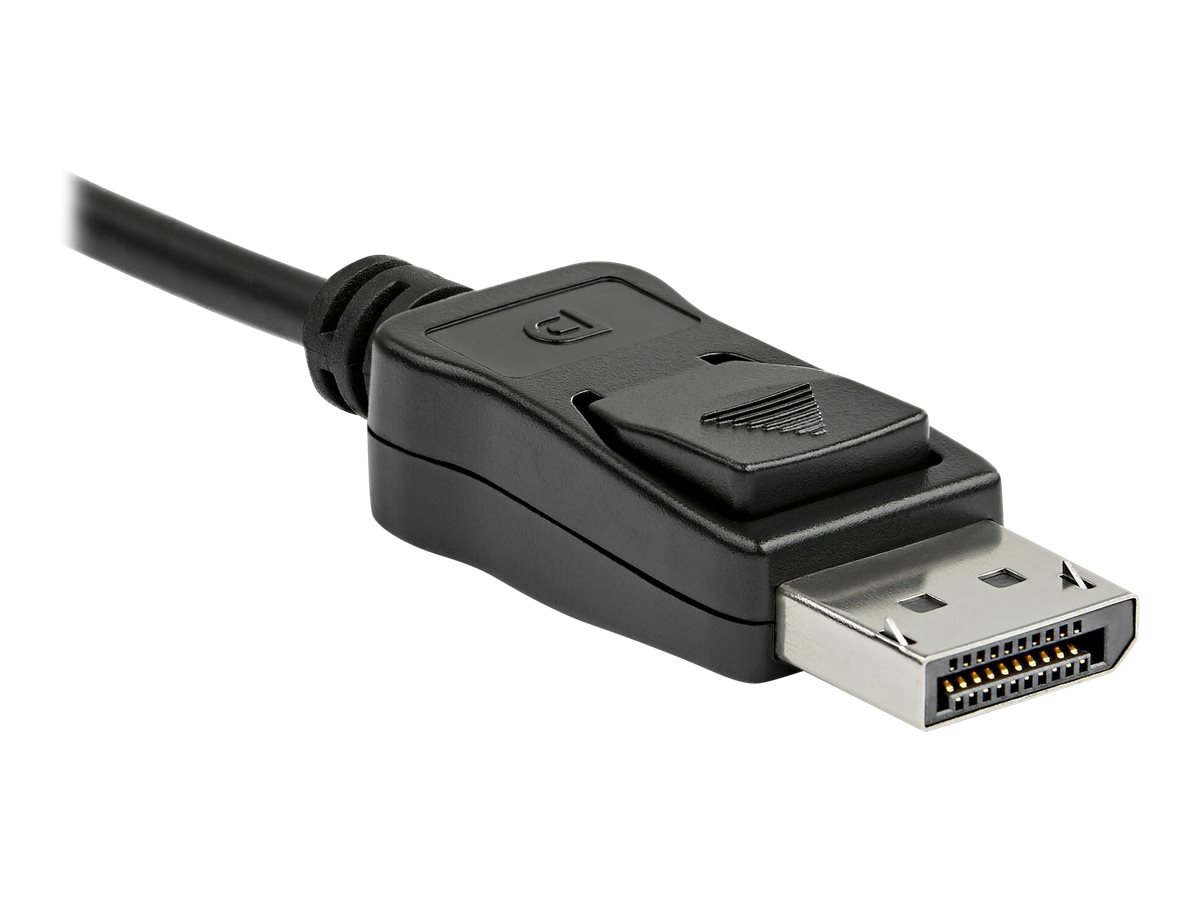 StarTech.com Adaptateur DisplayPort vers HDMI - Convertisseur DP vers HDMI - M/F - Ultra HD 4K 60 Hz - Noir (DP2HD4K60S) - Convertisseur vidéo - DisplayPort - HDMI - pour P/N: DK30C2DAGPD, TB32DP14, TB32DP2T, TB3DK2DHV, TB3DK2DHVUE - DP2HD4K60S - Convertisseurs vidéo