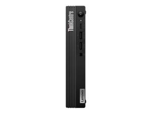 Lenovo ThinkCentre M80q Gen 3 11U1 - Minuscule - Core i7 12700T / jusqu'à 4.7 GHz - vPro Enterprise - RAM 16 Go - SSD 512 Go - TCG Opal Encryption, NVMe, Value - UHD Graphics 770 - Gigabit Ethernet, Bluetooth 5.2, IEEE 802.11ax (Wi-Fi 6E) - Bluetooth 5.2, 802.11a/b/g/n/ac/ax (Wi-Fi 6E) - Win 11 Pro - moniteur : aucun - clavier : Français - noir - Lenovo TopSeller - avec 1 an de support Premier Lenovo - 11U1000CFR - Ordinateurs de bureau