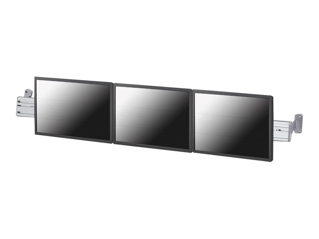 Neomounts FPMA-WTB100 - Kit de montage (barre d'outils) - fixé - pour 3 écrans LCD - argent - Taille d'écran : 10"-24" - montable sur mur - FPMA-WTB100 - Montages pour TV et moniteur
