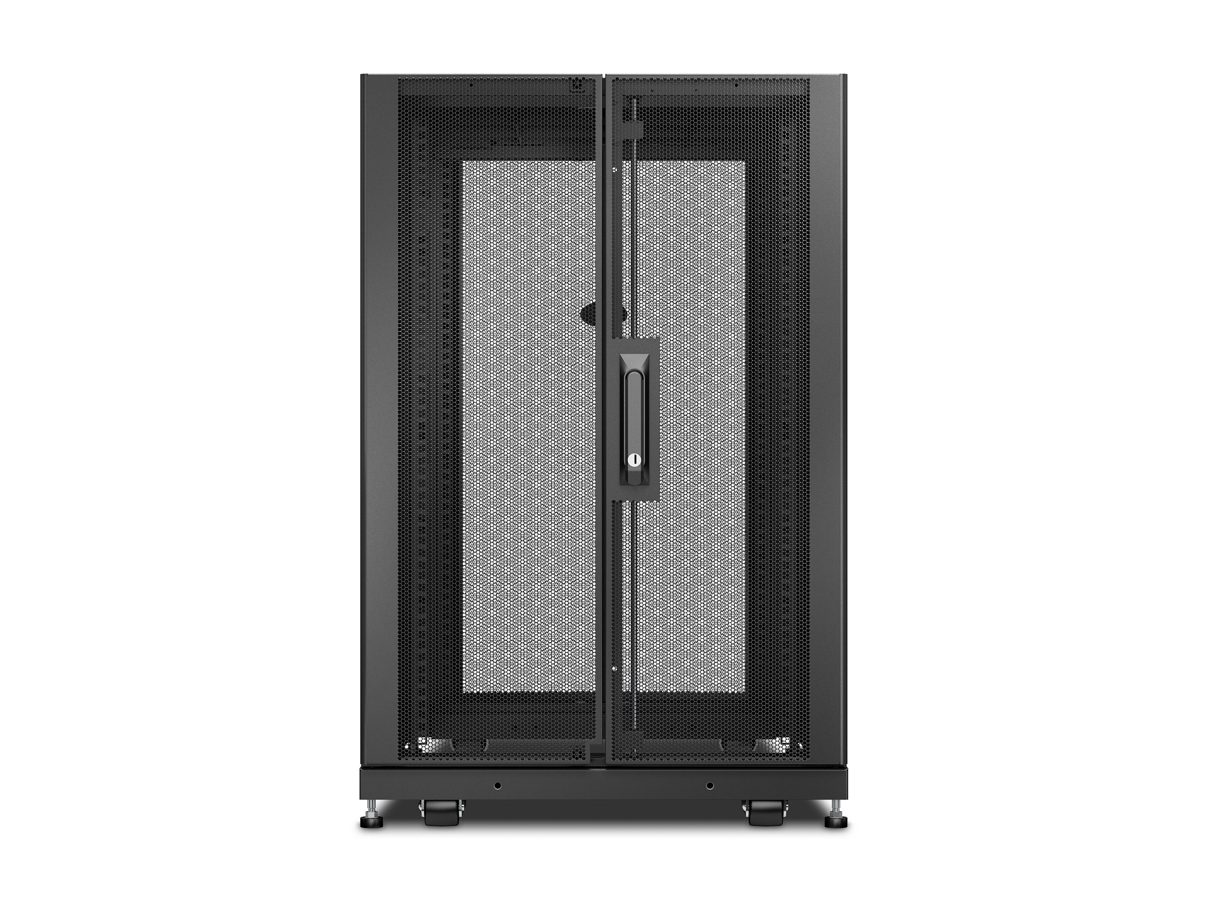 APC NetShelter SX - Rack armoire - noir - 18U - 19" - pour P/N: SURT48RMXLBP - AR3106 - Accessoires pour serveur