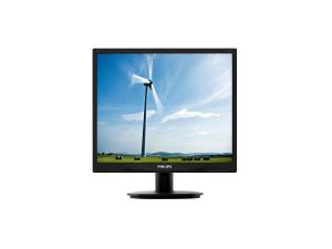 Philips S-line 19S4QAB - Écran LED - 19" - 1280 x 1024 @ 60 Hz - IPS - 250 cd/m² - 1000:1 - 5 ms - DVI-D, VGA - haut-parleurs - noir texturé - 19S4QAB/00 - Écrans d'ordinateur