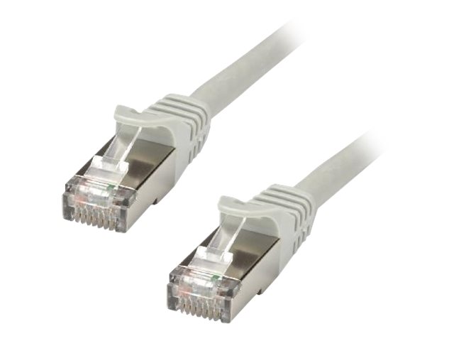 MCL - Câble réseau - RJ-45 (M) pour RJ-45 (M) - 5 m - SFTP - CAT 7 - gris - FCC7BMSHF-5M - Câbles à paire torsadée