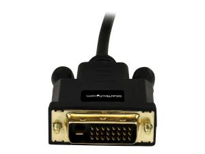 StarTech.com Adaptateur Mini DisplayPort™ vers DVI - Câble Mini DP / DVI-D Vidéo 1080p jusqu'à 1920x1200 - Noir - 3 m - Câble DisplayPort - Mini DisplayPort (M) pour DVI-D (M) - 3.04 m - noir - MDP2DVIMM10B - Câbles pour périphérique
