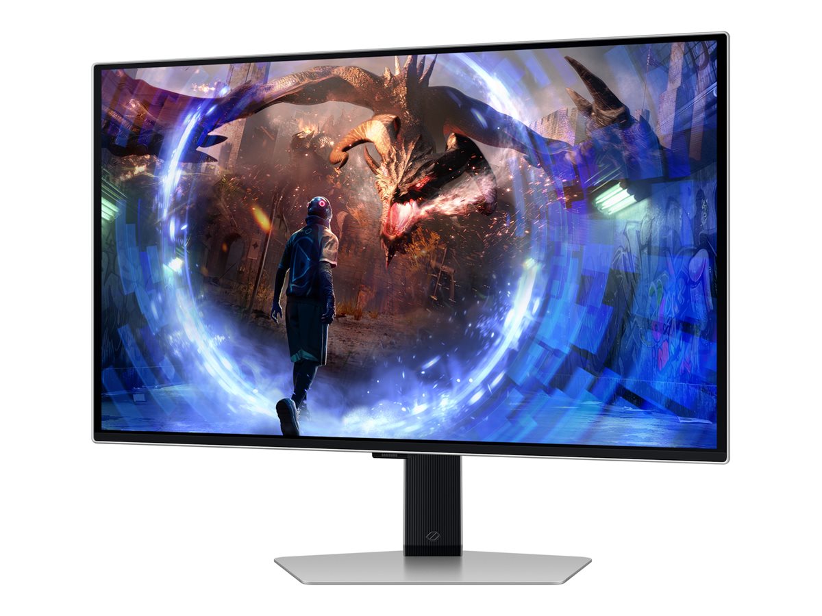 Samsung Odyssey OLED G6 S27DG600SU - G60SD Series - moniteur OLED - jeux - 27" - 2560 x 1440 QHD @ 360 Hz - 250 cd/m² - 1000000:1 - HDR10+ Gaming - 0.03 ms - 2xHDMI, DisplayPort - argent - LS27DG600SUXEN - Écrans d'ordinateur