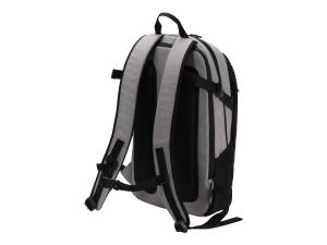 DICOTA Backpack GO - Sac à dos pour ordinateur portable - 13" - 15.6" - gris clair - D31764 - Sacoches pour ordinateur portable