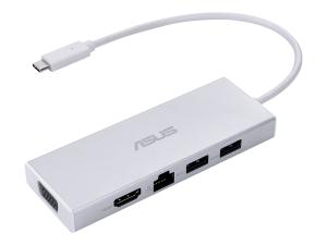 ASUS OS200 - Station d'accueil - USB-C - VGA, HDMI - 1GbE - pour 14; 15; Chromebook CX1; ExpertBook B5; P14; P17; VivoBook 17; ZenBook 13 OLED - 90XB067N-BDS000 - Stations d'accueil pour ordinateur portable