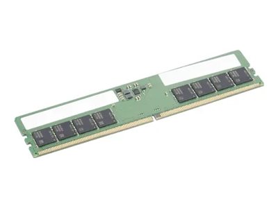 Lenovo - DDR5 - module - 16 Go - DIMM 288 broches - 4800 MHz - mémoire sans tampon - vert - pour ThinkStation P3 30GS - 4X71N34264 - DDR5
