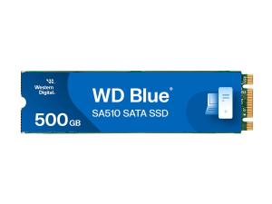 WD Blue SA510 WDS500G3B0B-00AXS0 - SSD - 500 Go - interne - M.2 2280 - SATA 6Gb/s - WDS500G3B0B-00AXS0 - Disques SSD