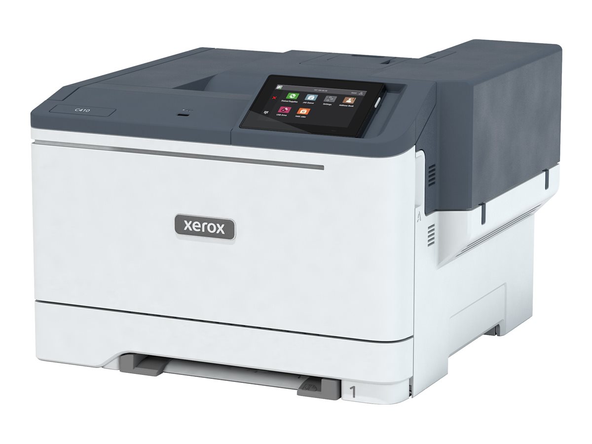 Xerox C410V/Z - Imprimante - couleur - Recto-verso - laser - A4/Legal - 1200 x 1200 ppp - jusqu'à 40 ppm (mono)/jusqu'à 40 ppm (couleur) - capacité : 251 feuilles - USB, Gigabit LAN, hôte USB 2.0 - C410V_Z - Imprimantes laser couleur