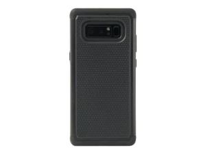 Mobilis BUMPER - Coque de protection pour téléphone portable - robuste - silicone, polycarbonate - noir - pour Samsung Galaxy A8 (2018) - 018059 - Coques et étuis pour téléphone portable