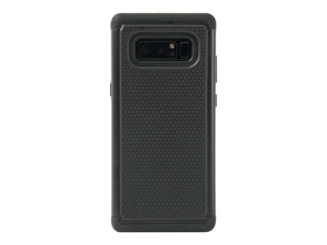 Mobilis BUMPER - Coque de protection pour téléphone portable - robuste - silicone, polycarbonate - noir - pour Samsung Galaxy A8 (2018) - 018059 - Coques et étuis pour téléphone portable