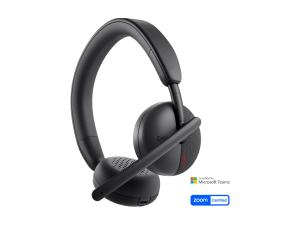 Dell Wireless Headset WL3024 - Micro-casque - sur-oreille - vertical - Bluetooth - sans fil - certifié Zoom, Certifié pour Microsoft Teams - WL3024-DWW - Écouteurs