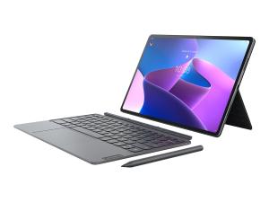 Lenovo Tab P12 Pro ZA9D - 2021 - tablette - Android 11 - 256 Go UFS card - 12.6" AMOLED (2560 x 1600) - Logement microSD - gris orage - ZA9D0063SE - Tablettes et appareils portables