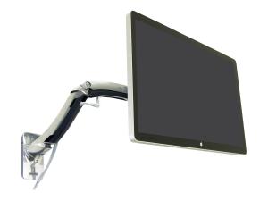 Ergotron MX - Kit de montage (bras articulé, socle de fixation, support de montage VESA) - Technologie brevetée Constant Force - pour Écran LCD - aluminium poli - Taille d'écran : jusqu'à 42 pouces - montable sur mur - 45-228-026 - Accessoires pour écran