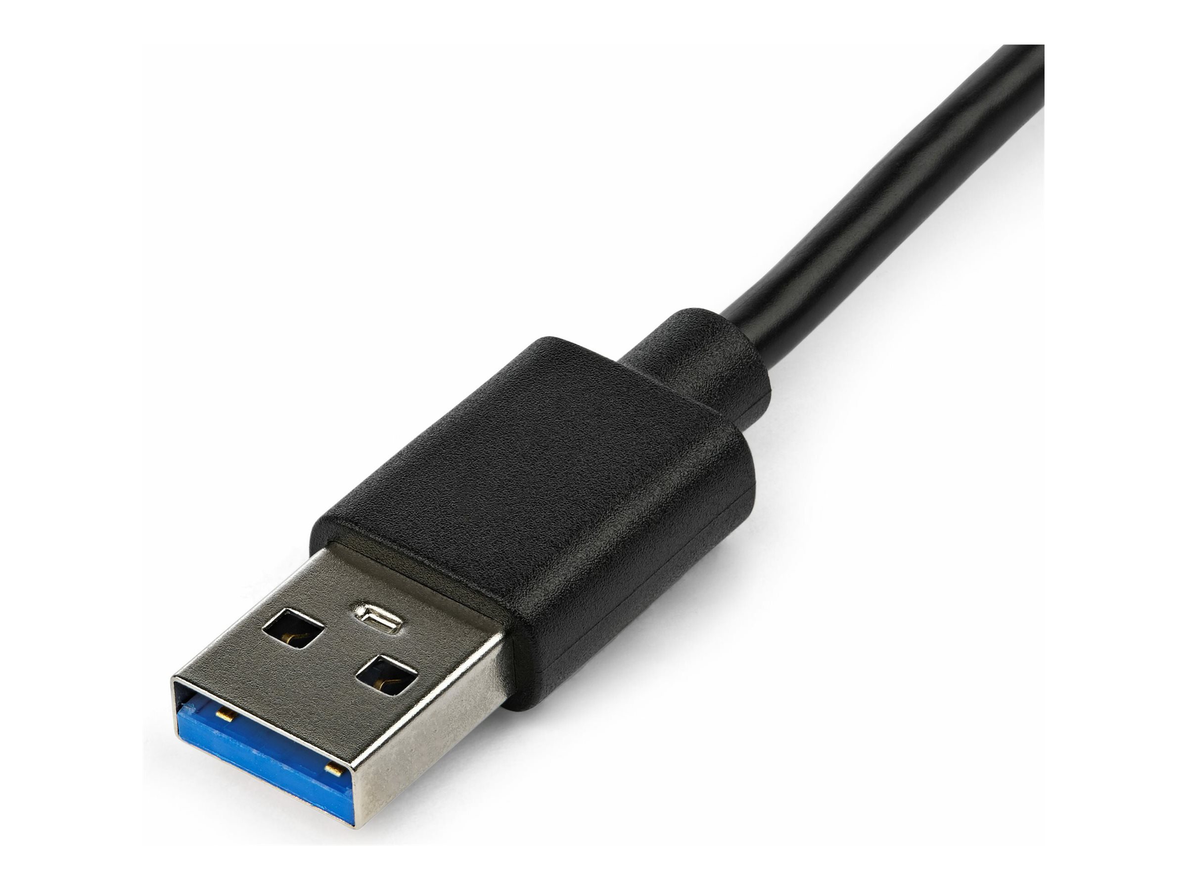 StarTech.com Adaptateur USB 3.0 vers HDMI, 4K 30Hz Ultra HD, certifié DisplayLink, convertisseur d'adaptateur d'affichage USB Type-A vers HDMI pour moniteur, vidéo externe et carte graphique, Mac et Windows - Adaptateur USB vers HDMI (USB32HD4K) - Câble adaptateur - Conformité TAA - USB type A mâle pour HDMI femelle - 20 cm - noir - alimentation USB + audio - pour P/N: HDDVIMM3, HDMM12, HDMM15, HDMM1MP, HDMM2MP, HDMM3, HDMM3MP, HDMM50A, HDMM6, HDPMM50 - USB32HD4K - Accessoires pour téléviseurs