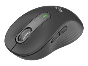 Logitech Signature M650 pour les entreprises - Souris - optique - 5 boutons - sans fil - Bluetooth, 2.4 GHz - récepteur USB Logitech Logi Bolt - graphite - 910-006274 - Souris