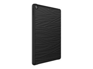 LifeProof WAKE - Coque de protection pour tablette - 85 % de plastique recyclé provenant de l'océan - noir - ultra mince avec un motif de vagues doux - pour Apple 10.2-inch iPad (7ème génération, 8ème génération, 9ème génération) - 77-80934 - Accessoires pour ordinateur portable et tablette