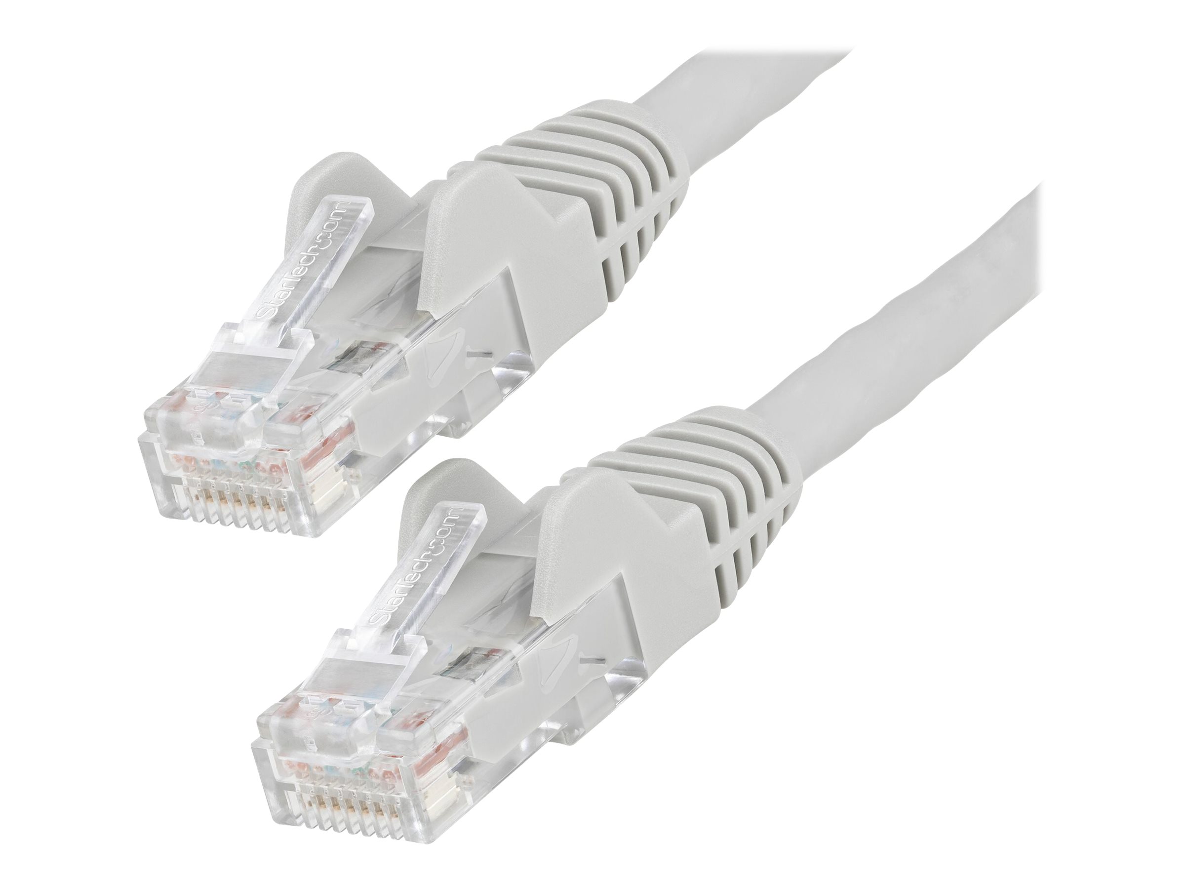 StarTech.com Câble Ethernet CAT6 3m - LSZH (Low Smoke Zero Halogen) - Cordon RJ45 UTP Anti-accrochage 10 GbE LAN - Câble Réseau Internet 650MHz 100W PoE - Gris - Snagless - 24AWG (N6LPATCH3MGR) - Cordon de raccordement - RJ-45 (M) pour RJ-45 (M) - 3 m - 6 mm - UTP - CAT 6 - sans crochet - gris - N6LPATCH3MGR - Câbles de raccordement