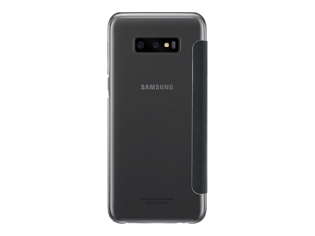 BIGBEN Connected folio - Coque de protection pour téléphone portable - cuir doux, synthétique - noir - pour Samsung Galaxy S10e - CRYSTALGS10E - Coques et étuis pour téléphone portable