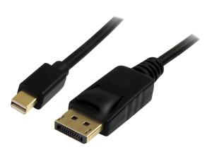 StarTech.com Câble adaptateur Mini DisplayPort vers DisplayPort 1.2 de 3m - Cordon Mini DP à DP avec support HBR2 M/M - DisplayPort 4k - Câble DisplayPort - DisplayPort (M) pour Mini DisplayPort (M) - 3 m - noir - MDP2DPMM3M - Câbles pour périphérique