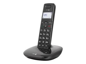 Doro Comfort 1010 - Téléphone sans fil avec ID d'appelant - DECT\GAP - noir - 6040 - Téléphones sans fil
