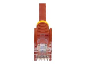 StarTech.com Câble réseau Cat5e UTP de 1 m - Rouge - Cordon de raccordement - RJ-45 (M) pour RJ-45 (M) - 1 m - UTP - CAT 5e - colonne montante, sans crochet - rouge - 45PAT1MRD - Câbles à paire torsadée
