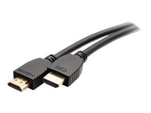 C2G 12ft (3.6m) Ultra High Speed HDMI® Cable with Ethernet - 8K 60Hz - Ultra High Speed - câble HDMI avec Ethernet - HDMI mâle pour HDMI mâle - 3.6 m - noir - support 8K60Hz (7680 x 4320) - C2G10413 - Accessoires pour systèmes audio domestiques